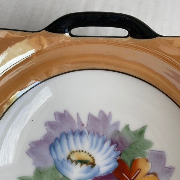 Vintage Noritake hand painted lusterware bowl - Picture 6 of 8